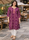 Tew Aarohi Pure Cotton Printed Kurti Wholesale Clothing Suppliers In India